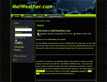 Tablet Screenshot of melweather.com